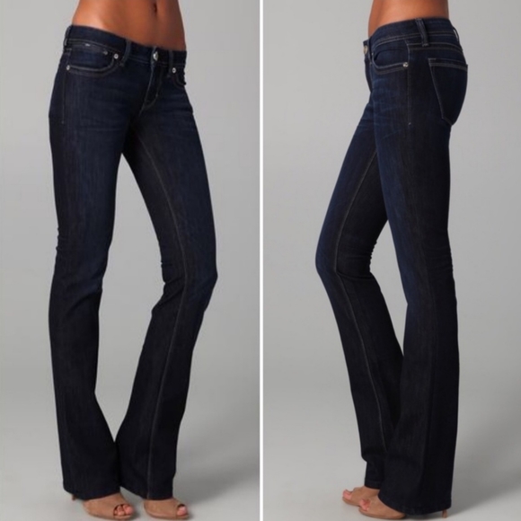 DL1961 Milano Boot Cut Dark Wash ladies Jeans Size 28 - Picture 14 of 14